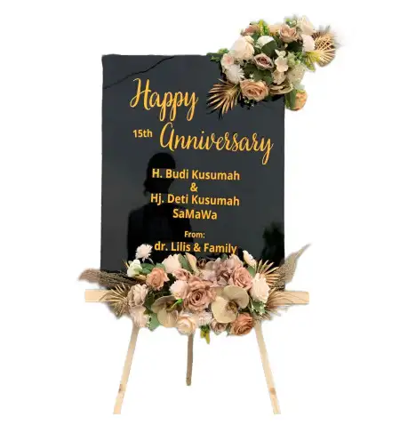 Papan Bunga Akrilik Candi Retno