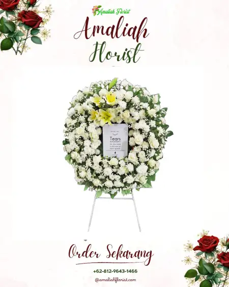 Krans Bunga Duka Candi Retno